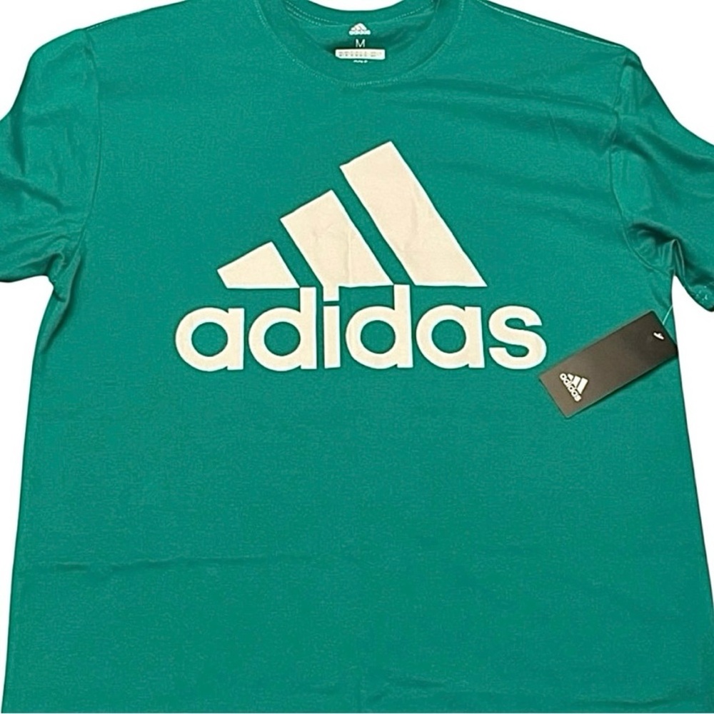 Adidas Mens Logo Tee Adidas Golf three stripe big logo T-Shirt AdidasGolf TShirt